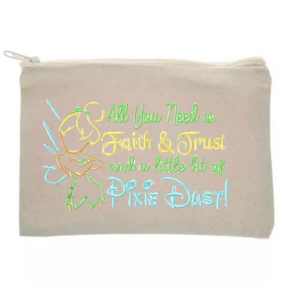 Pixie Dust Embroidered Cosmetics Bag - image 1